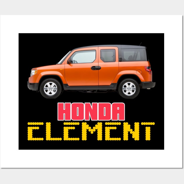 HONDA ELEMENT T-SHIRT Wall Art by Cult Classics